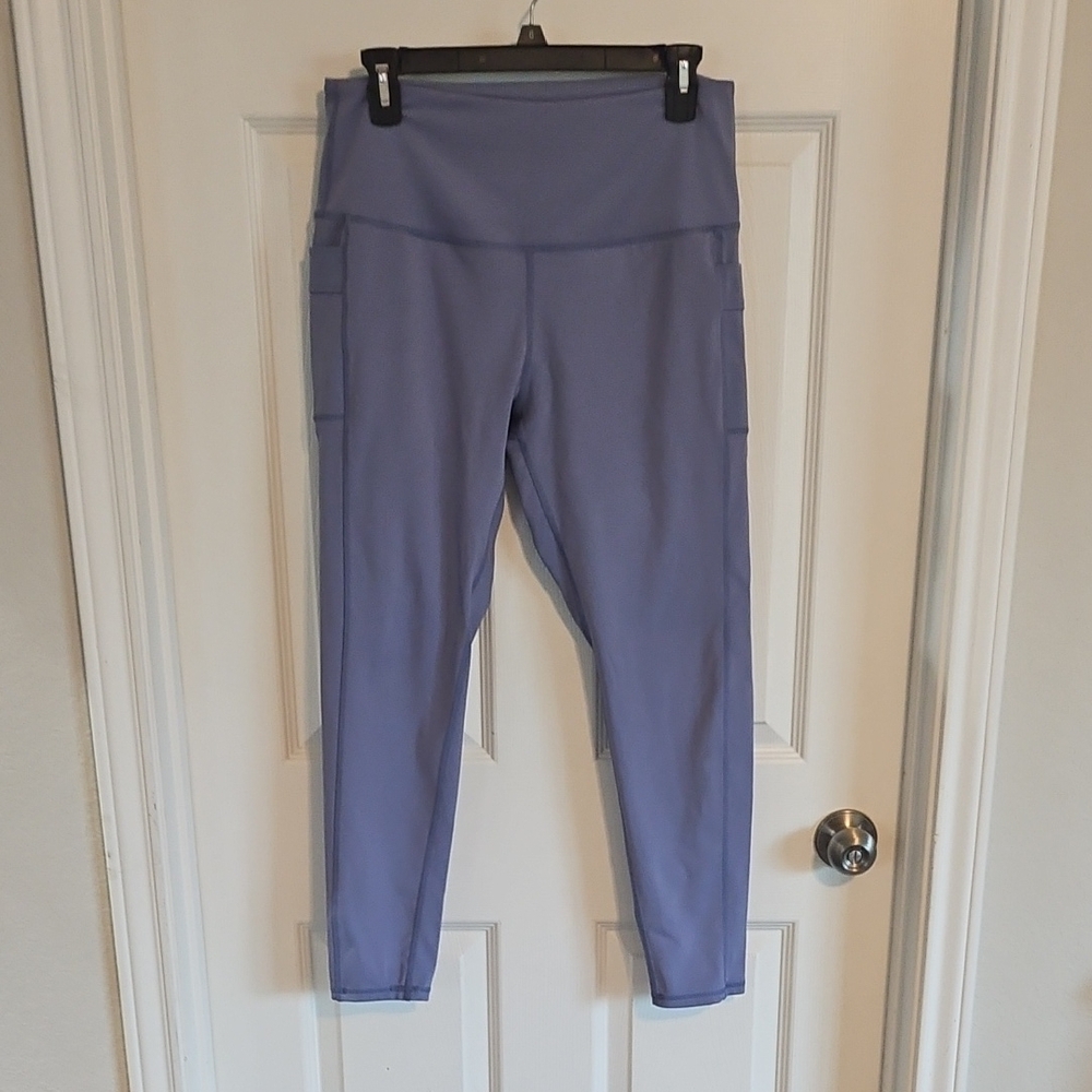 Leg End Women's Lavender High-Waisted Leggings Sz XL